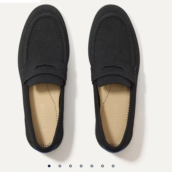 Rothy’s Black Penny Loafers 8.5 - Picture 3 of 3